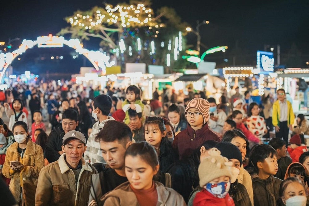 Du khách đến Đà Lạt dịp Tết tăng mạnh