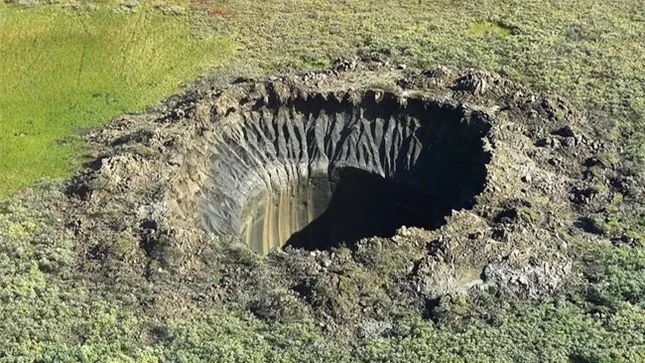 Bí ẩn về miệng núi lửa khổng lồ ở Siberia ảnh 1