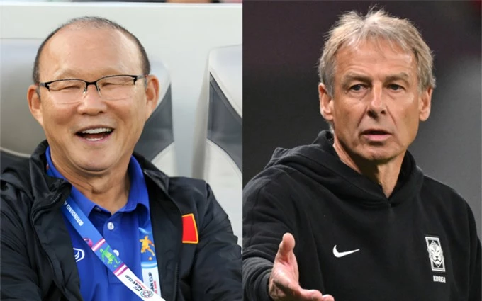 HLV Park Hang-seo và Jurgen Klinsmann
