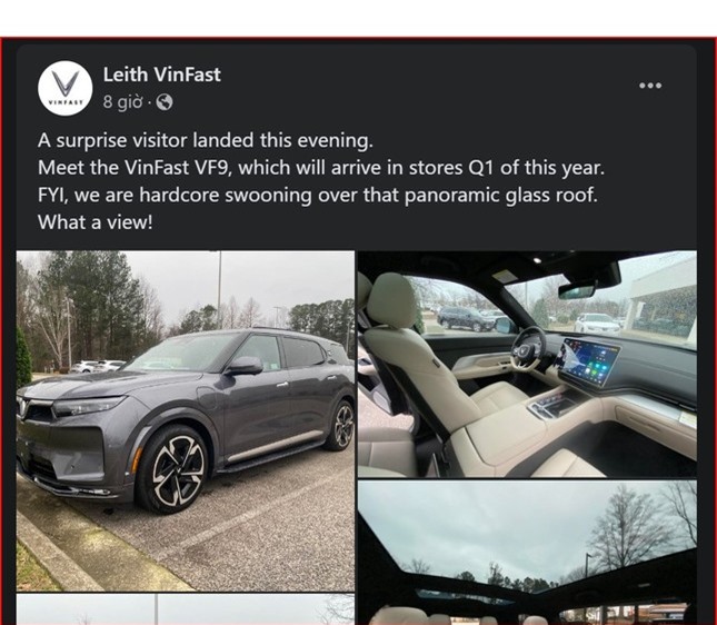 VinFast VF 9 lên kệ tại Mỹ trong quý 1/2024 ảnh 1
