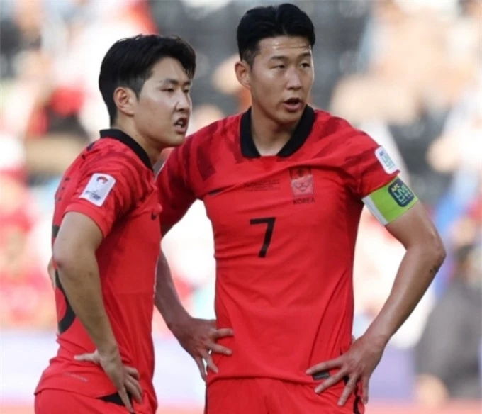 Son Heung-min xô xát với Lee Kang-in tại Asian Cup 2023