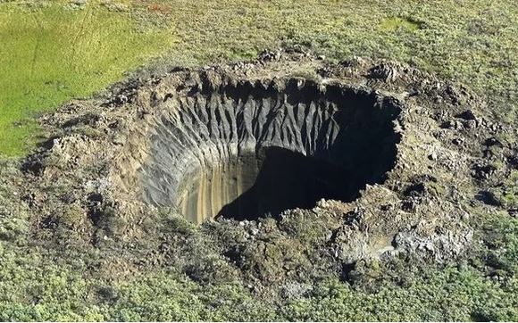 Bí ẩn về miệng núi lửa khổng lồ ở Siberia