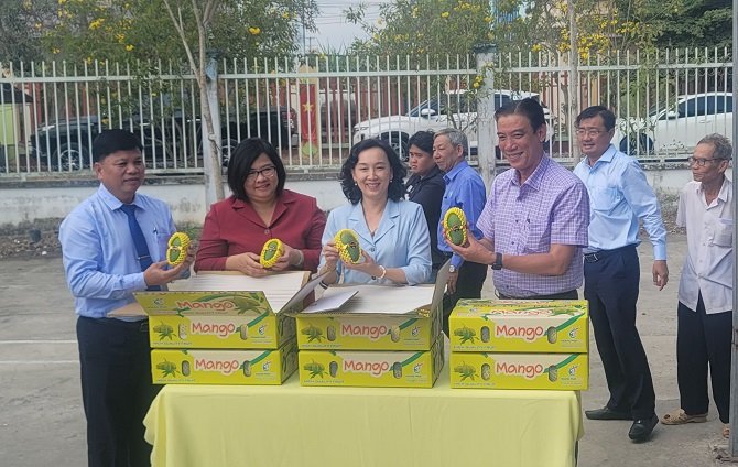 An Giang công bố xuất khẩu 13 tấn xoài hạt lép sang Hàn Quốc