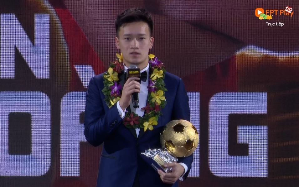 Hoàng Đức, Kim Thanh giành Quả bóng Vàng Việt Nam 2023