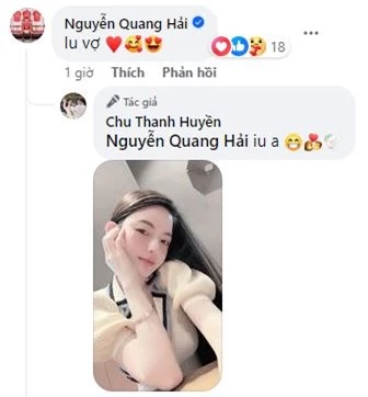 Quang Hải bày tỏ tình cảm với vợ 