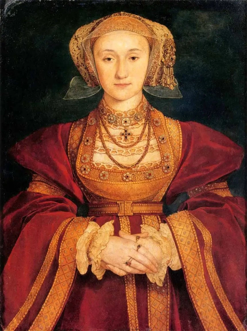 Anne xứ Kleve trong tranh trở nên thu hút hơn nhờ trang phục lộng lẫy