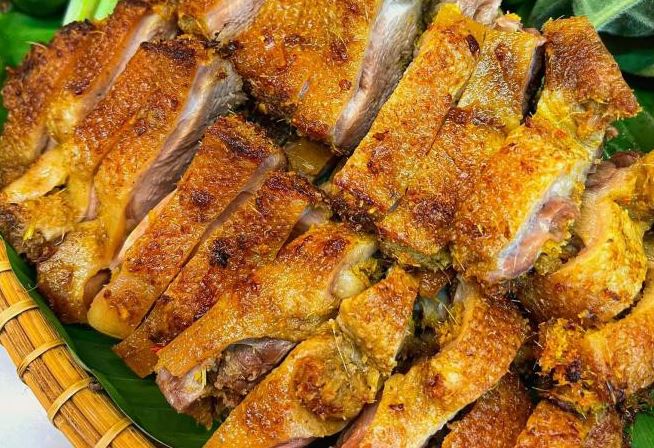 Cuối tuần, học làm món vịt nướng giả cầy đãi gia đình, ai ăn thử cũng khen nức nở