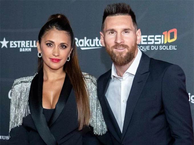 Messi và bà xã Antonella