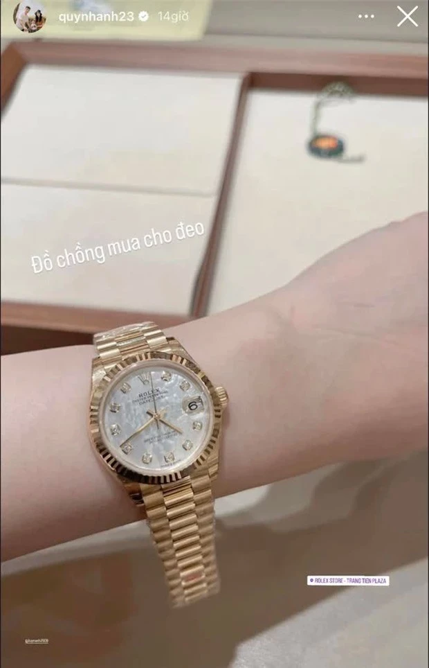 Chiếc đồng hồ hơn 700 triệu Duy Mạnh tặng Quỳnh Anh