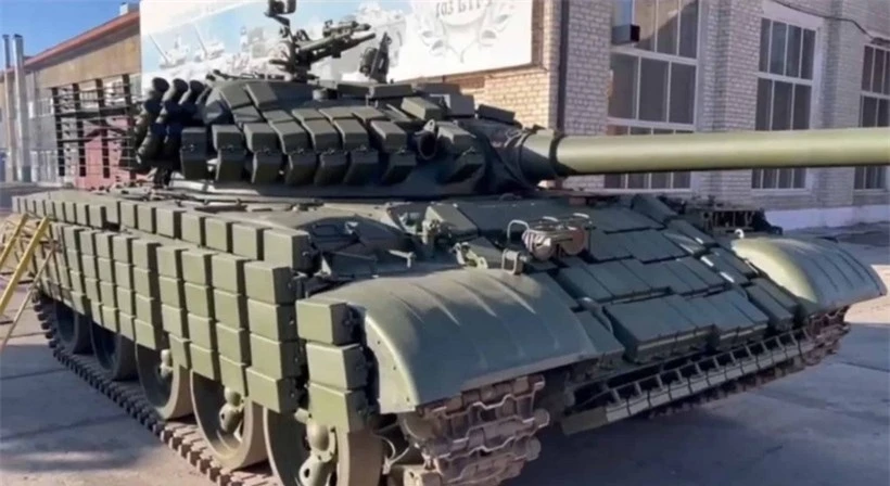 Xe tăng T-62M phiên bản 'đột phá' ngoài mặt trận