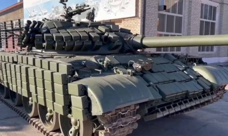 Xe tăng T-62M phiên bản 'đột phá' ngoài mặt trận