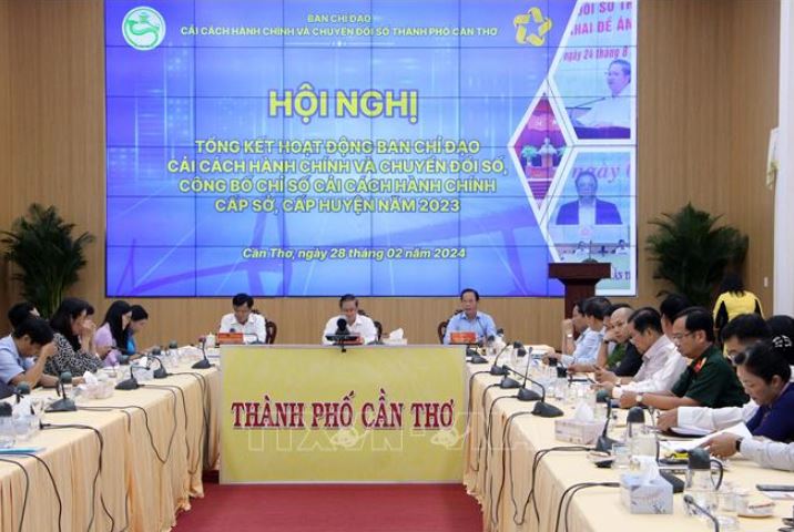 Chỉ số cải cách hành chính của Cần Thơ cải thiện rõ rệt