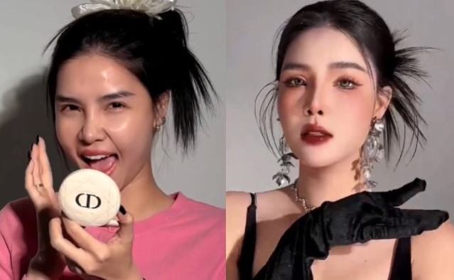 Siêu mẫu Kỳ Hân - vợ Mạc Hồng Quân đu trend “biến hình”, dân mạng khó tin khi nhìn thấy mặt mộc