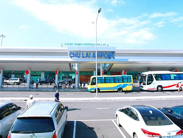 Cảng hàng không Chu Lai hiện nay.