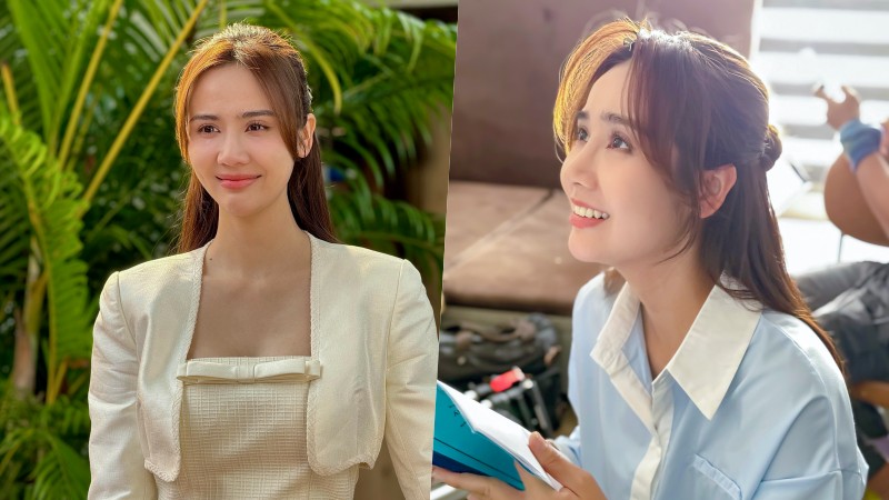 Lần đầu đóng tình cảm với Mạnh Trường, Phan Minh Huyền: Trên phim thế thôi!