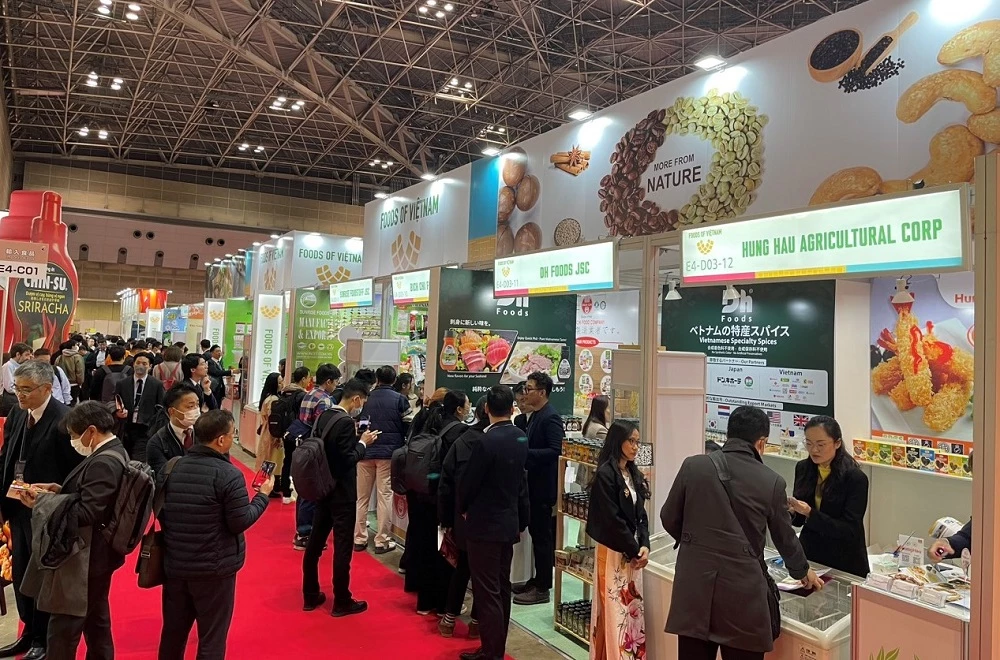 Khu trưng bày, quảng bá sản phẩm của doanh nghiệp Việt Nam tại Foodex Japan 2024  