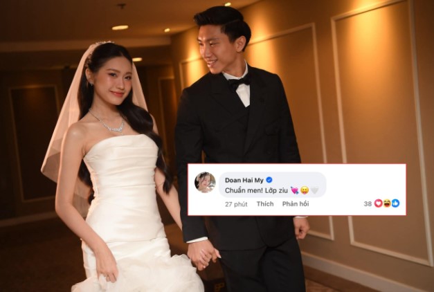 Đoàn Văn Hậu chúc 8/3 mẹ đẻ nhưng không quên mẹ vợ trẻ đẹp, Doãn Hải My lập tức chấm yêu quá: "Chuẩn men"
