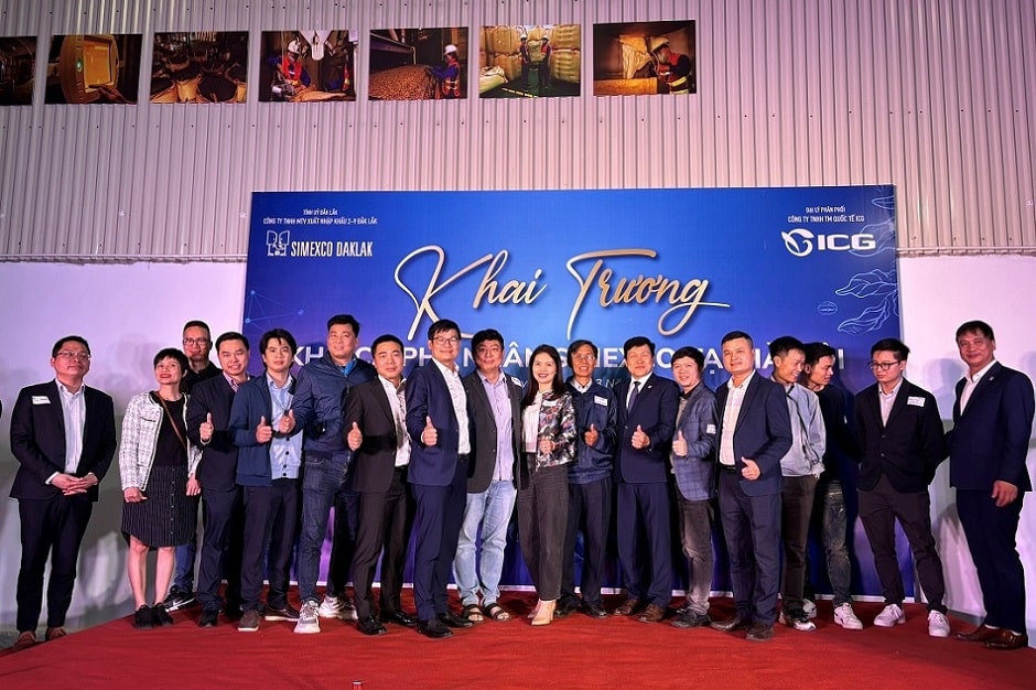 Simexco Daklak khai trương kho cà phê nhân tại Hà Nội