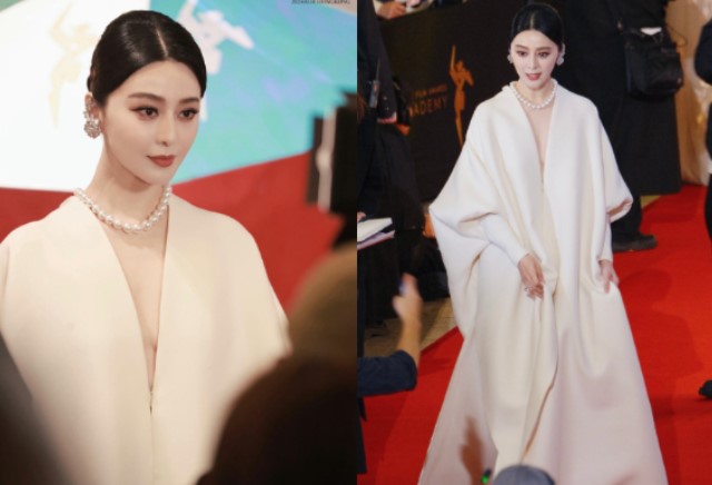 Thảm đỏ Giải thưởng Điện ảnh châu Á: Phạm Băng Băng "chặt chém" với đồ cắt xẻ táo bạo, Triệu Lệ Dĩnh đẹp diễm lệ lấn át Lee Young Ae