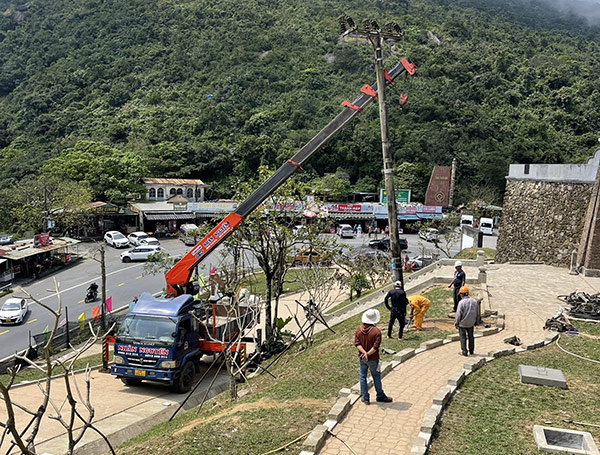 Hoàn thành hạ ngầm đường dây 22kV, sớm mở cửa di tích quốc gia Hải Vân Quan