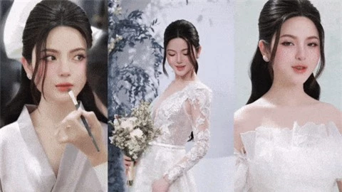 Chu Thanh Huyền khoe visual rạng rỡ trong hậu trường ảnh cưới cùng Quang Hải