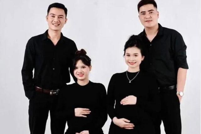 Độc lạ Nghệ An: 2 anh em hỏi vợ cùng 1 ngày, 2 chị em dâu cùng lúc hạ sinh em bé