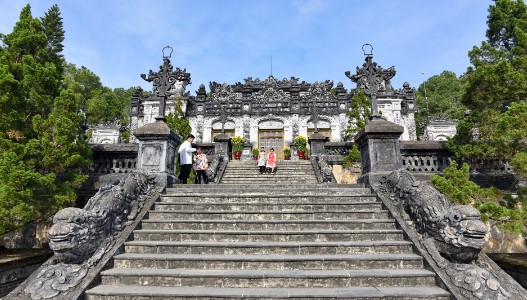 Độc đáo kiến trúc lăng vua Khải Định