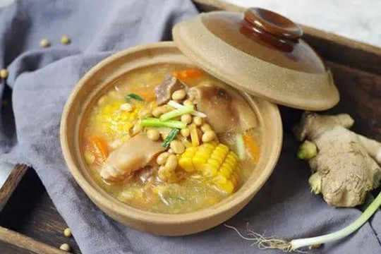 Đây là cách hầm chân giò heo với đậu nành ngon mềm, không ngấy, đơn giản và bổ dưỡng