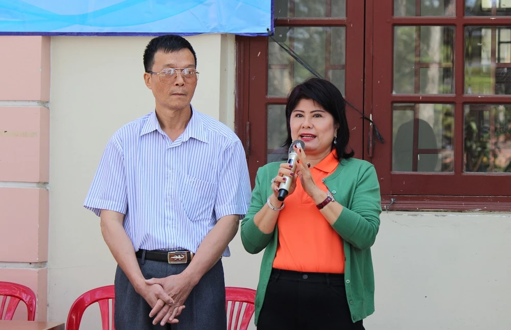 Bà Lã Thị Lan – Phó Chủ tịch HUBA, Giám đốc Quỹ doanh nhân vì cộng đồng, 