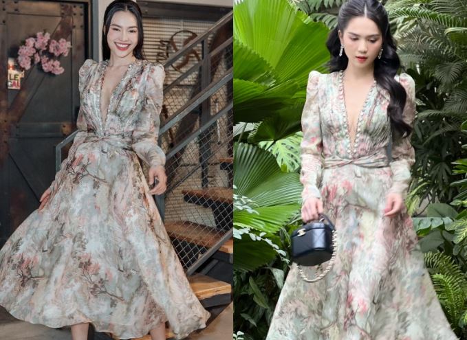 Ninh Dương Lan Ngọc 'đụng hàng' Ngọc Trinh: Khó để nhận định ai mặc đẹp hơn