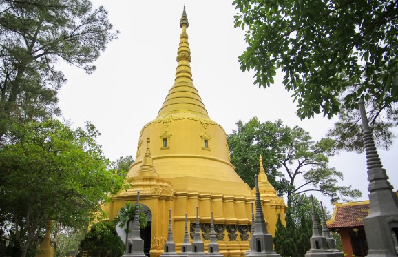 Độc đáo ngôi chùa kiến trúc Thái Lan giữa lòng Cố đô Huế