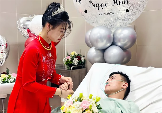 Đám cưới đặc biệt được tổ chức vào 22/3 vừa rồi (Ảnh: Bệnh viện Đa khoa tỉnh Lạng Sơn)