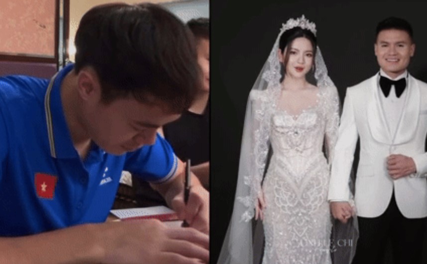 Đội tuyển Việt Nam tái đấu Indonesia: Quang Hải tranh thủ nhờ Văn Toàn viết thiệp mừng cưới