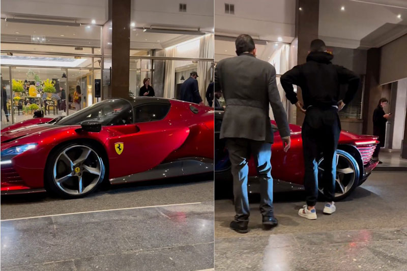 Cristiano Ronaldo khoe chiếc siêu xe Ferrari Daytona SP3 mới mua