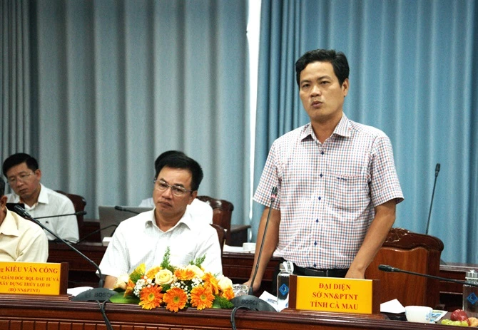 Ông Đỗ Minh Điền – Chi Cục phó Chi cục Thủy lợi (Sở NN&PTNT) tỉnh Cà Mau 