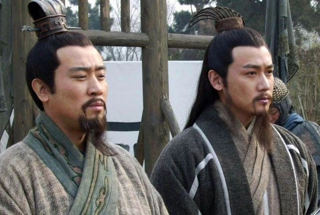 Hình ảnh nhân vật Lưu Bị và Gia Cát Lượng trên phim.
