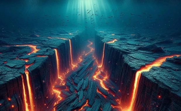 Đáy đại dương đang bị xé toạc ngoài khơi Canada