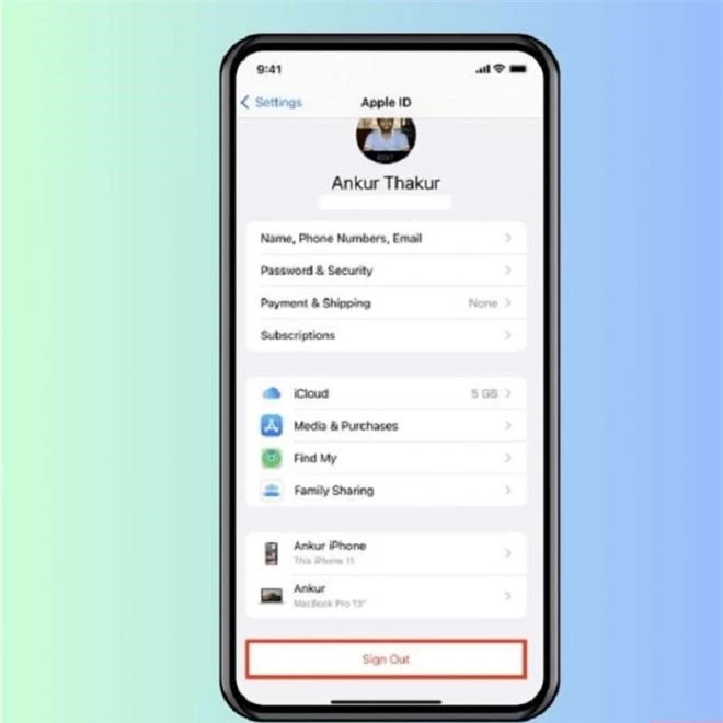 xóa icloud 2