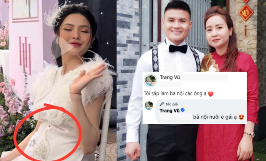 Mẹ nuôi Quang Hải khoe sắp lên chức "bà nội nuôi" khi Chu Thanh Huyền lộ dấu hiệu có tin vui