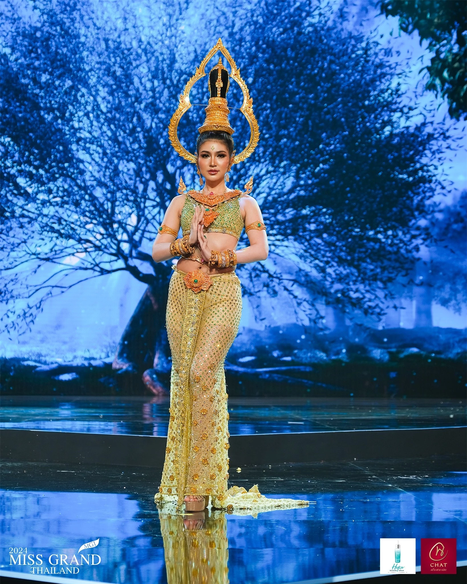 Loạt trang phục dân tộc độc, lạ của Hoa hậu Hòa bình Thái Lan 2024 ảnh 1
