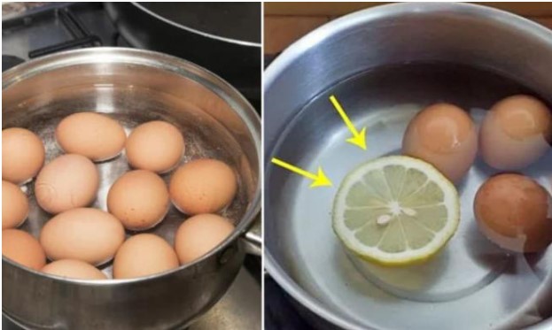 Muốn luộc trứng dóc vỏ nên cho thêm vài lát chanh, ai không biết thật phí