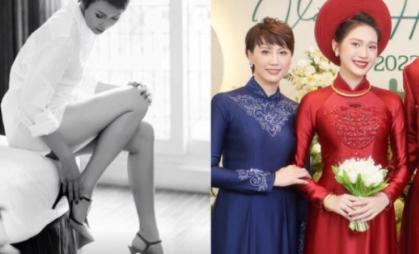 Mẹ của Doãn Hải My khoe chân dài sexy hết nấc, khác hẳn dáng vẻ khi làm mẹ vợ Đoàn Văn Hậu