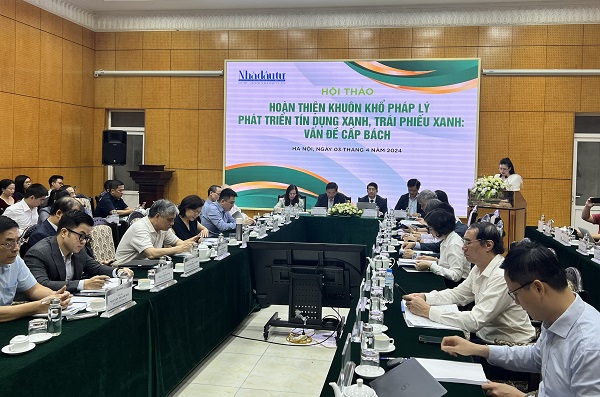 Cấp thiết hoàn thiện pháp lý cho phát triển tín dụng 'xanh'