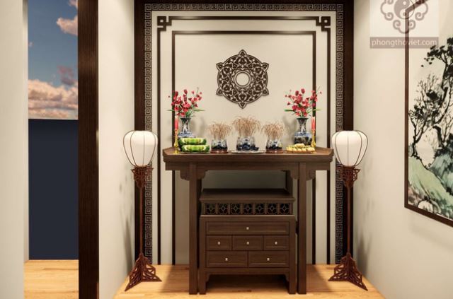 Phong thủy bàn thờ nhà chung cư có 4 nguyên tắc vàng: Làm đúng bề trên ưng hết ý, gia chủ tha hồ hứng may mắn tiền tài