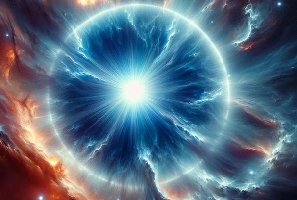 Sự ra đời 'quái vật' siêu khổng lồ xanh, sáng gấp 10.000 lần Mặt Trời