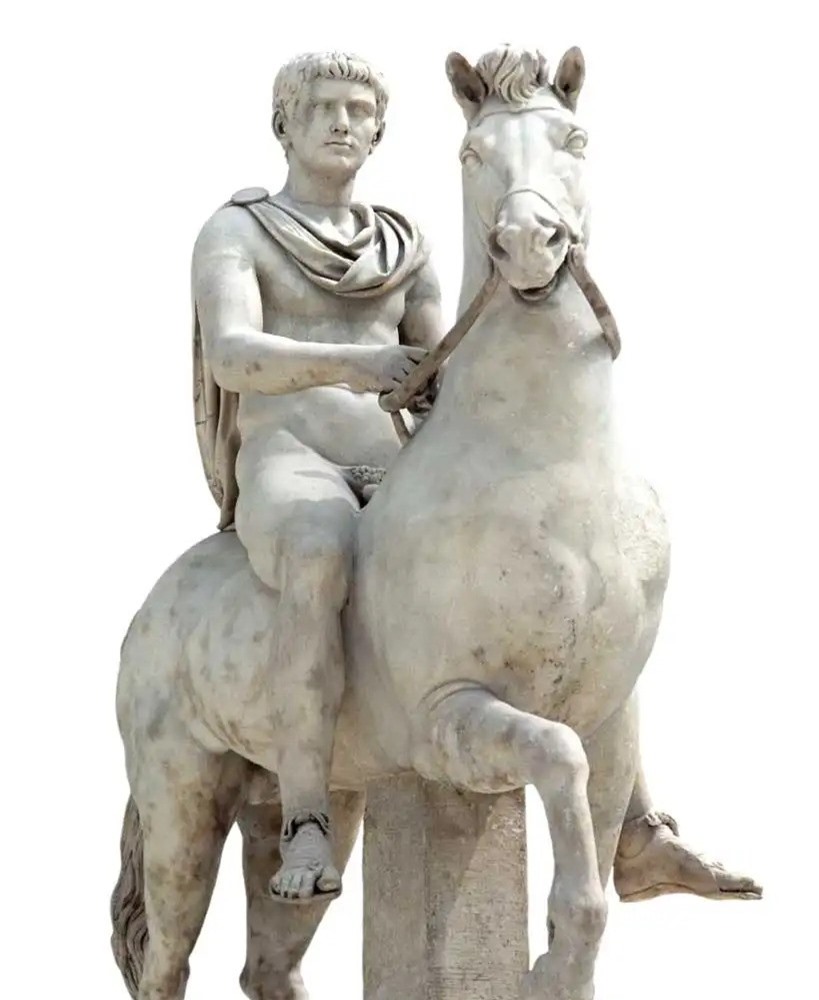 Hoàng đế Caligula và con ngựa Incitatus suýt được làm quan. Ảnh: Thecollector.com Hoàng đế Caligula và con ngựa Incitatus suýt được làm quan. Ảnh: Thecollector.com