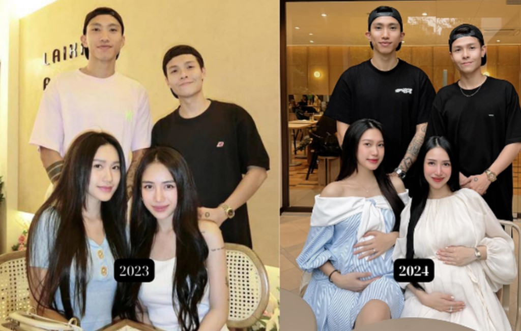 Khung hình cực đỉnh: Doãn Hải My lộ vai trần đọ sắc với ái nữ đại gia Minh Nhựa, hai mẹ bầu xinh đẹp nhất là đây