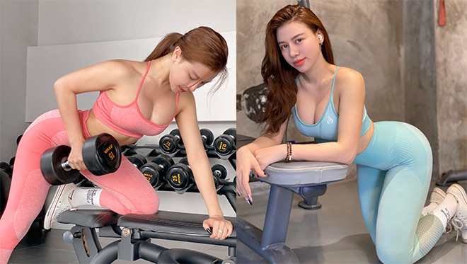 Những hot girl phòng gym sở hữu vòng ba 100cm 