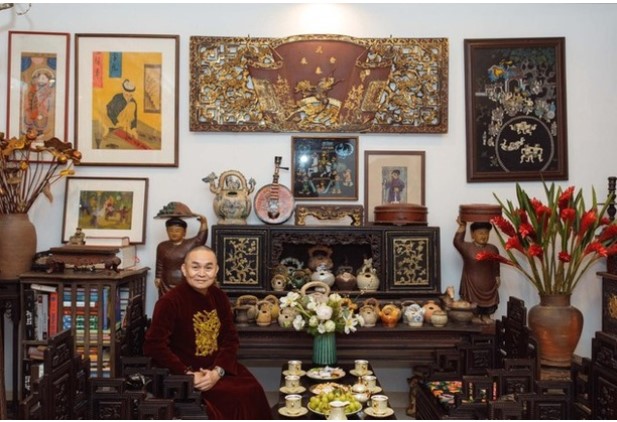 Bên trong căn nhà phố Hàng Bông của vị 'đại gia ngầm' sở hữu biệt phủ lọt top thế giới