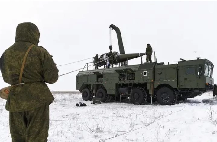 Hệ thống tên lửa đạn đạo Iskander-M của Nga.